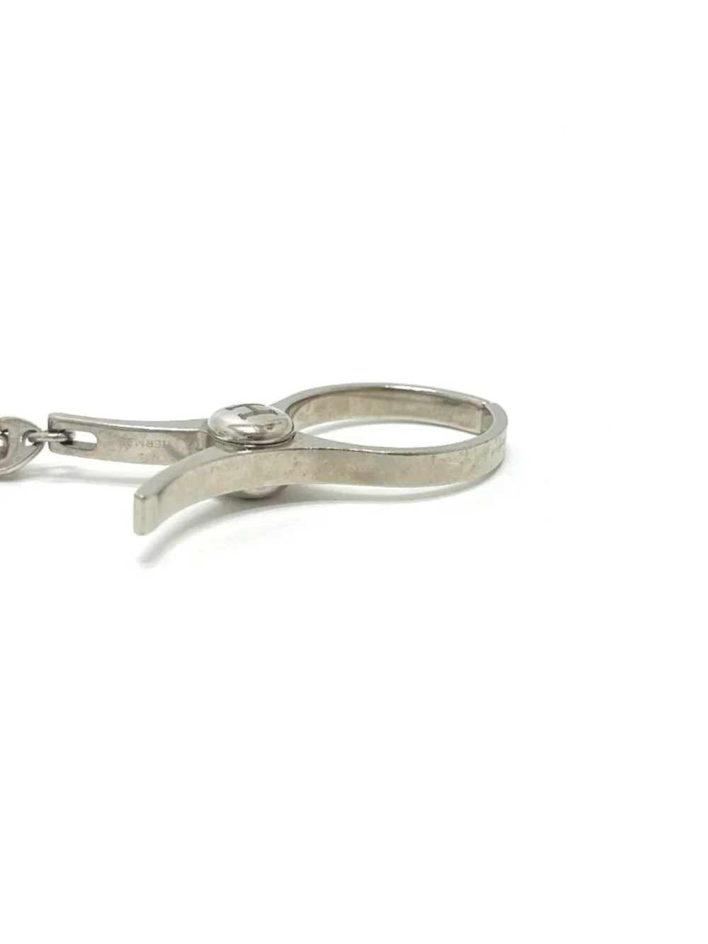Hermes Glove Holder Metal Silver Gloves